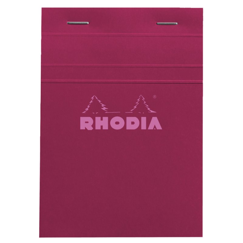 RHODIA bloc-notes n° 13, DIN A6, quadrillé, rose