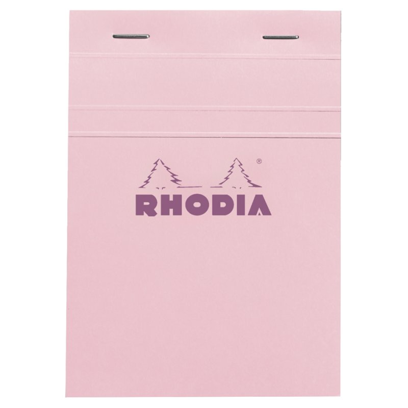 RHODIA bloc-notes n° 13, DIN A6, quadrillé, rose