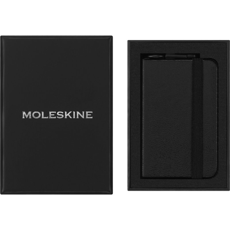 Moleskine The Mini notebook, black, 64×20×92 mm