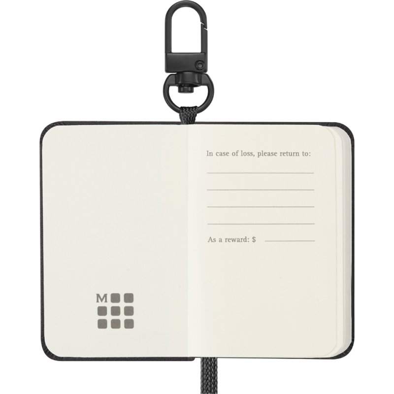 Moleskine The Mini notebook, black, 64×20×92 mm