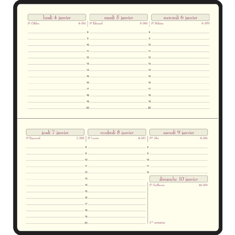Exacompta Agenda Compacte 2025, Cassandra