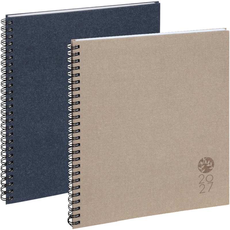 EXACOMPTA agenda Eurotime 22S, 185 x 225 mm, 1 week across 2 pages, spiral-bound