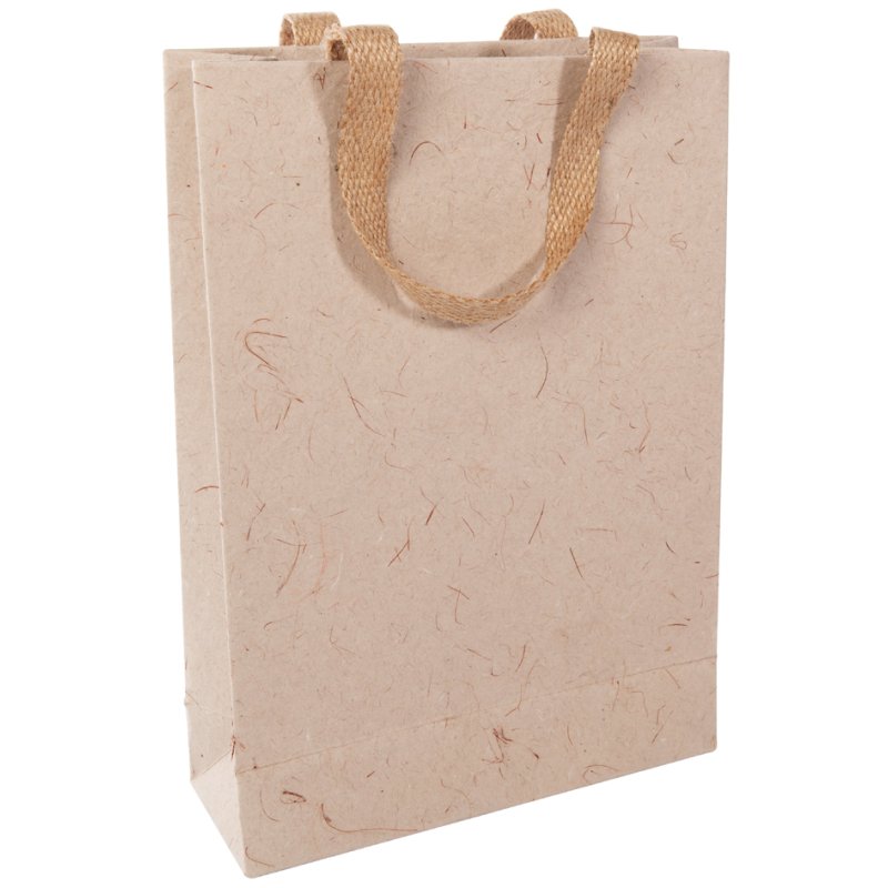 sigel cadeautas 'Red Coco', jutevezelpapier, rood, 190x80x280 mm