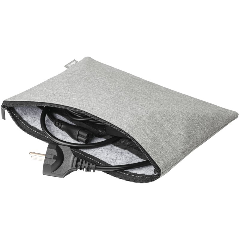 sigel Tas-organizer set, lichtgrijs, RPET, waterafstotend