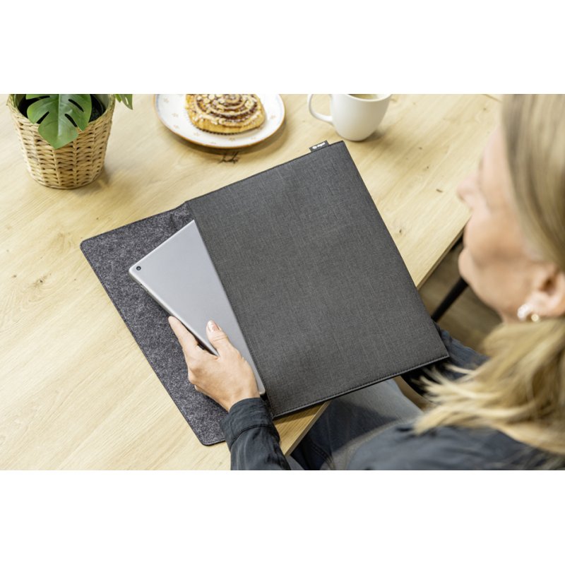 sigel Laptop Sleeve S, up to 14 inch, RPET, dark grey