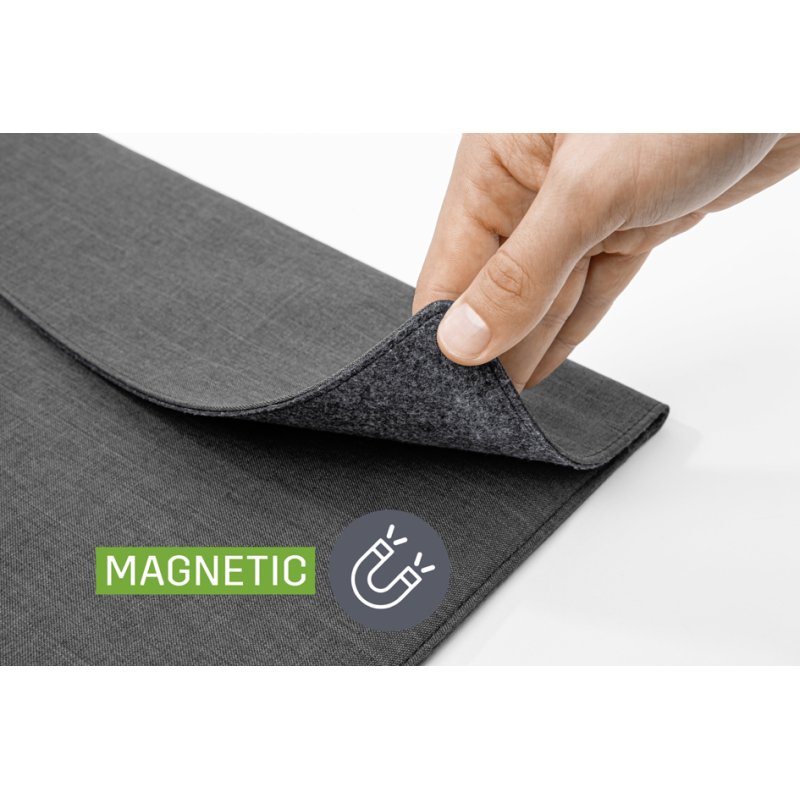 sigel Laptop Sleeve S, up to 14 inch, RPET, dark grey