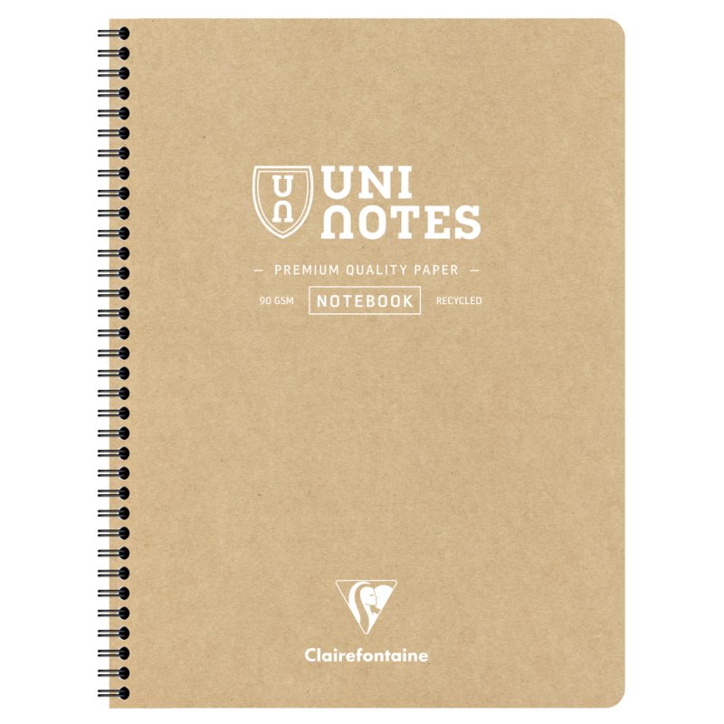 Clairefontaine college pad UNI NOTES, DIN A4, squared, 80 sheets