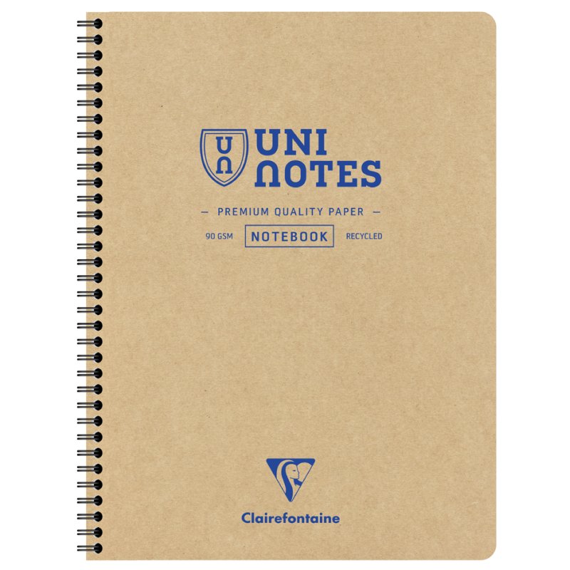 Clairefontaine college pad UNI NOTES, DIN A4, squared, 80 sheets