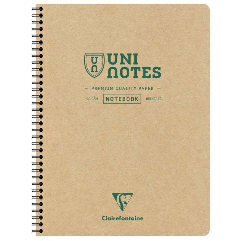 Clairefontaine college pad UNI NOTES, DIN A4, squared, 80 sheets