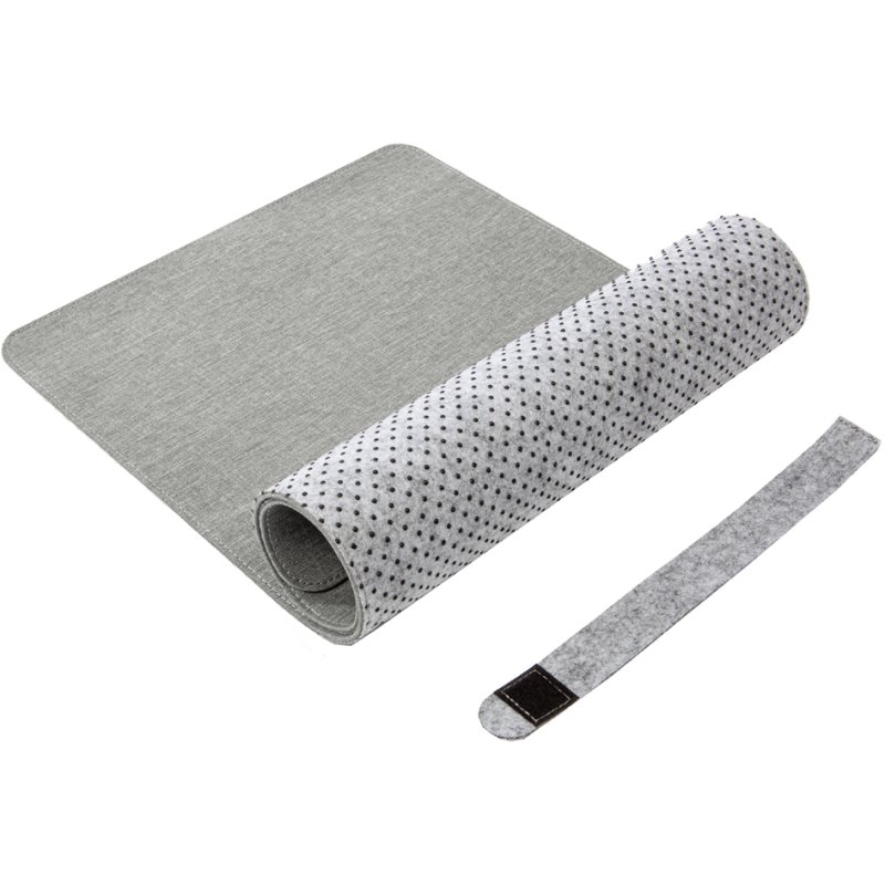 Sigel Sous-main enroulable, 800 x 300 mm, gris clair