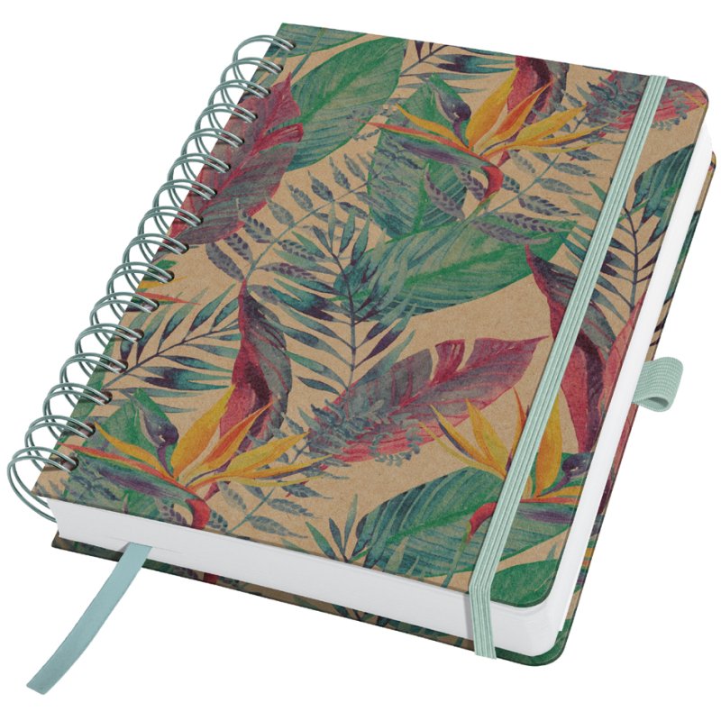 sigel Spiral Notebook Jolie Pure Paradise Blue, A5, dot grid, 120 sheets
