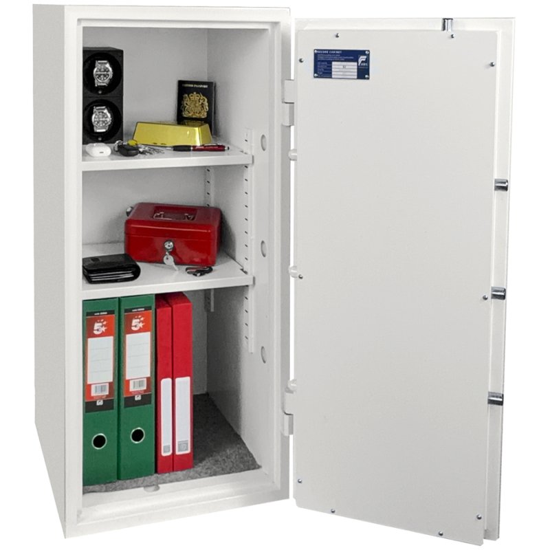 Phoenix coffre-fort anti-effraction FORTRESS SS1452K, blanc, 22 litres