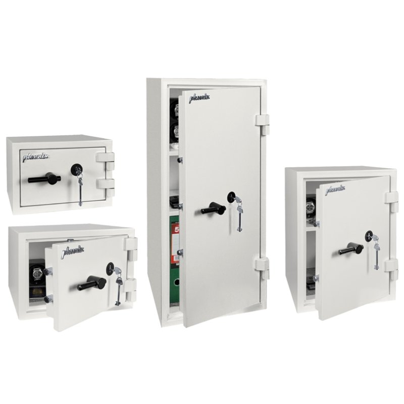 Phoenix coffre-fort anti-effraction FORTRESS SS1452K, blanc, 22 litres