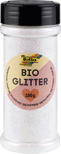 folia BIO Glitter, 100 g, iriserend roze, biologisch afbreekbaar