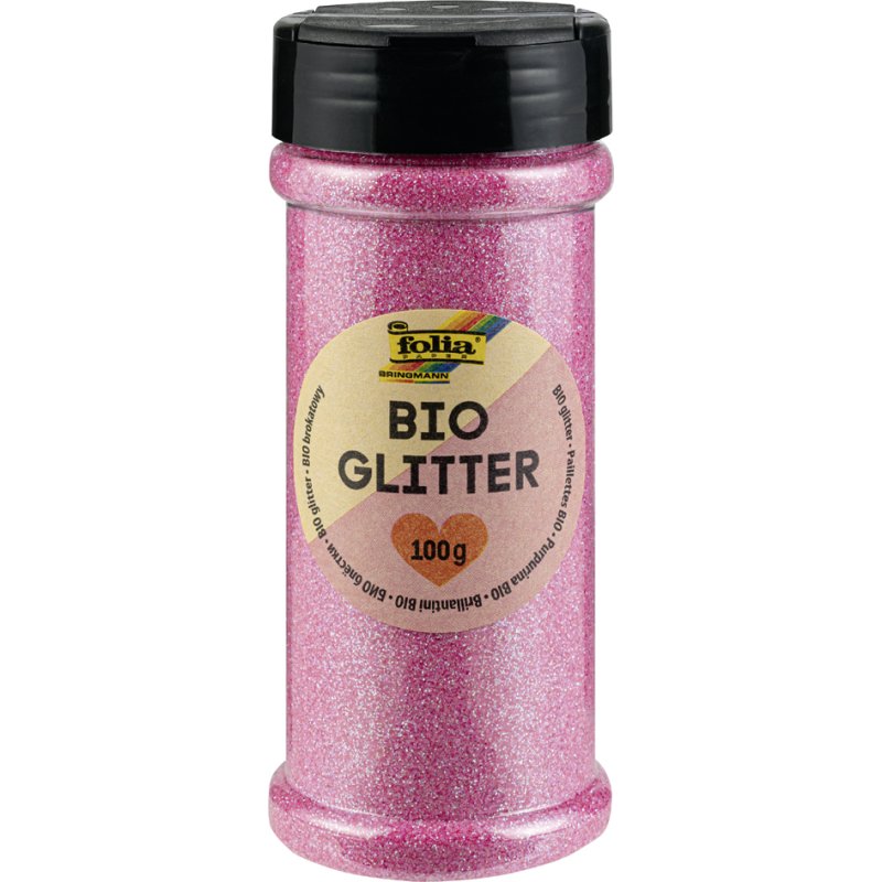 folia BIO Paillettes, 100 g, rouge, biodégradable