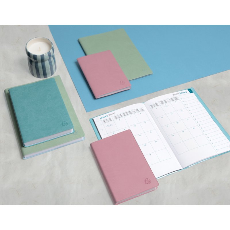 EXACOMPTA pocket agenda EasyDay 17, 120 x 170 mm, 1 day per page, pack of 5