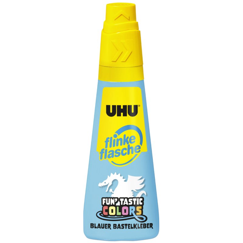 UHU flinke flasche FUN, gesorteerde kleuren, 3 stuks
