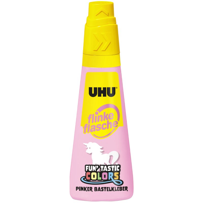 UHU flinke flasche FUN, gesorteerde kleuren, 3 stuks
