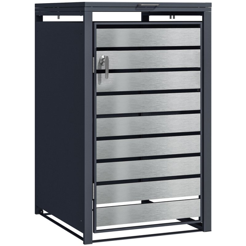 phoenix boîte de rangement GB1168AAK, anthracite, 1 porte, acier galvanisé