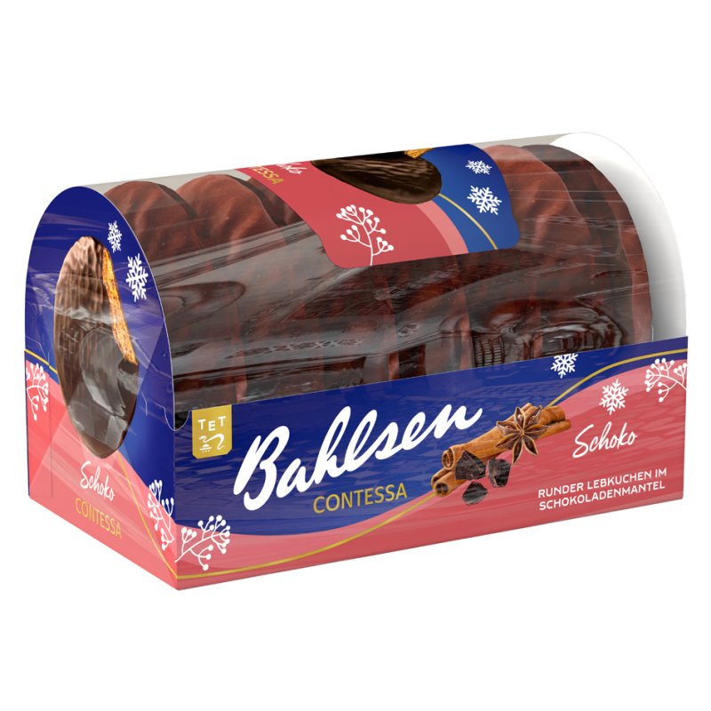 Bahlsen Lebkuchen Contessa, chocolade, 200 g