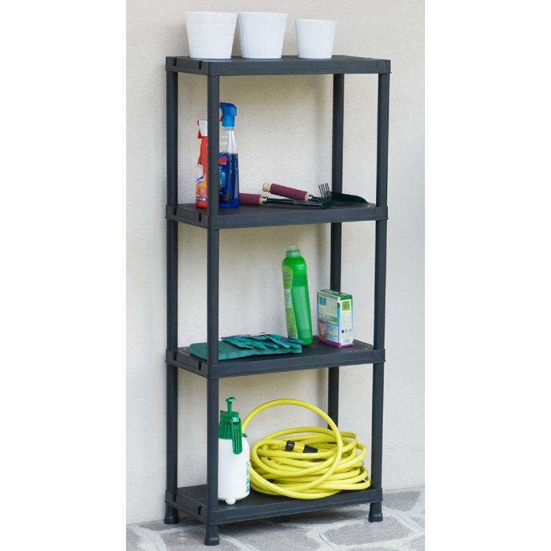 PAPERFLOW multifunctional shelf 63, 5 shelves, black