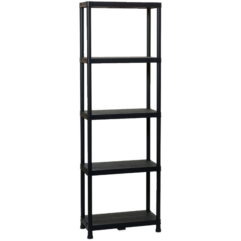 PAPERFLOW multifunctional shelf 63, 5 shelves, black