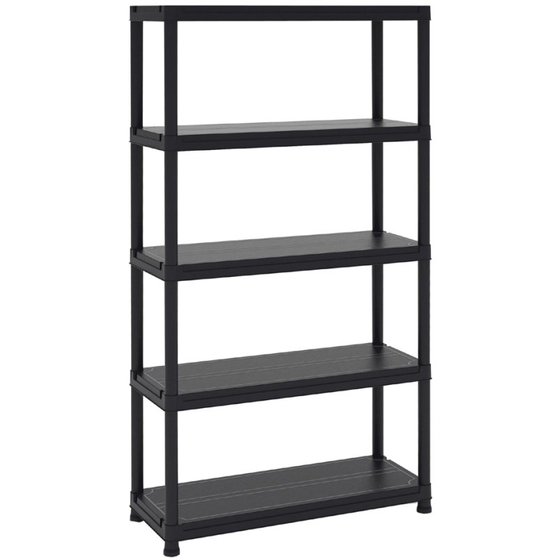 PAPERFLOW multifunctional rack Universal 104, black, 1000×400×1800 mm