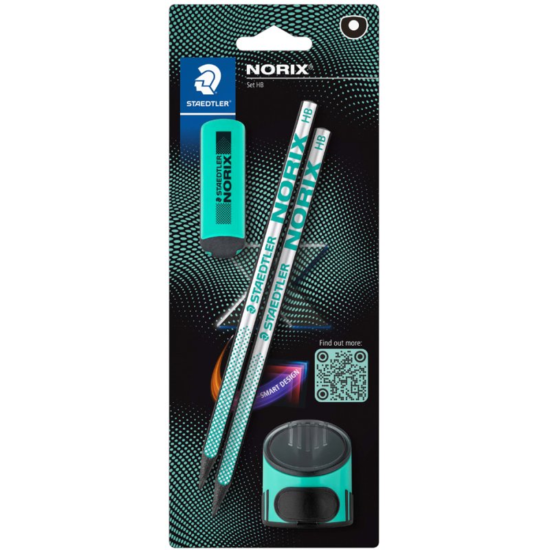 STAEDTLER ensemble d'écriture NORIX, 4 pièces, jaune, 3,0 mm HB