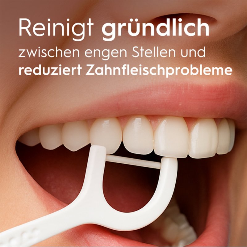Oral-B tandenstokers Essential Floss, munt, 75 stuks