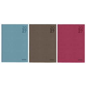 herlitz Timer A5, 1 dag per pagina, hardcover, 352 pagina's