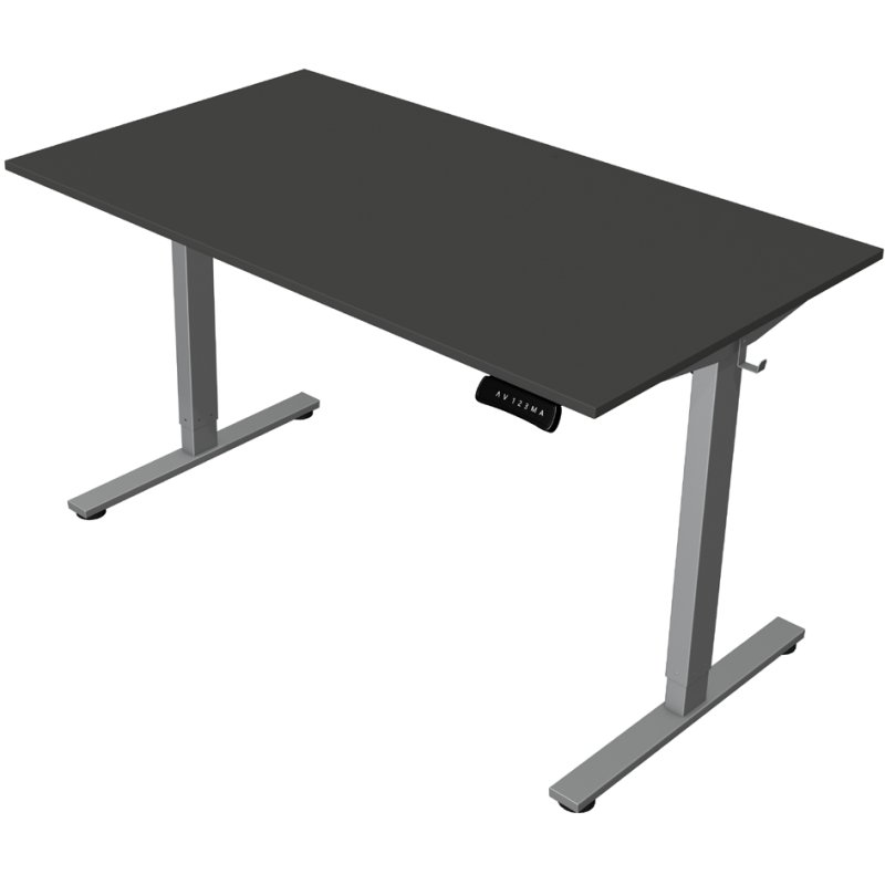 kerkmann Bureau assis-debout Move New Base, réglable électriquement, érable, 1000 x 600 x 740-1200 mm