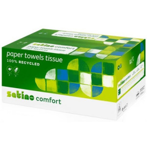 satino by wepa handdoekpapier Comfort, 2-laags, 250×320 mm, 24×128 vel