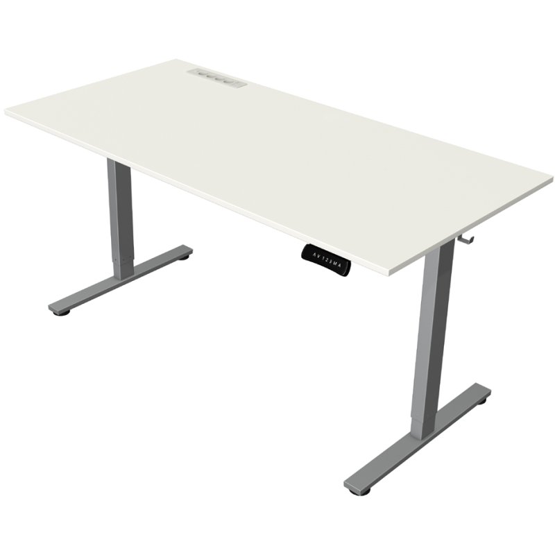kerkmann Sit-stand desk Move New Base, white, 1400 x 800 x 740-1200 mm, electrically height-adjustable