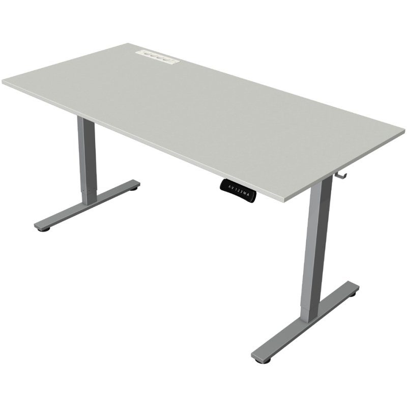 kerkmann Sit-stand desk Move New Base, white, 1400 x 800 x 740-1200 mm, electrically height-adjustable