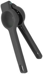 metaltex lime squeezer, aluminium, grey