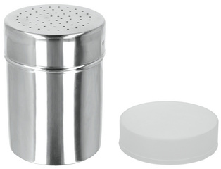 metaltex Boîte à sucre et épices, argenté, finition satinée, 73×93 mm