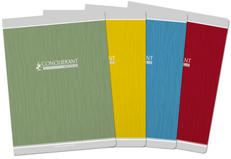 CONQUÉRANT SEPT notebook Recyclé, 240 x 320 mm, Seyès, 96 sheets, pack of 10