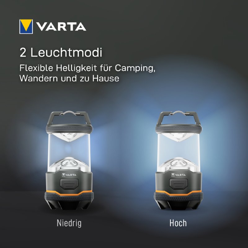 VARTA Outdoor-lantaarn L10, USB-C oplaadbaar, anthraciet