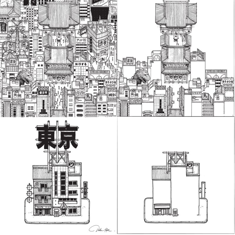 uni-ball PIN TOKYO fineliner, 6 pieces, waterproof