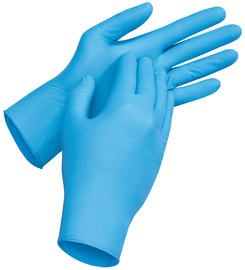 uvex u-fit wegwerphandschoen, blauw, maat M, 100 stuks