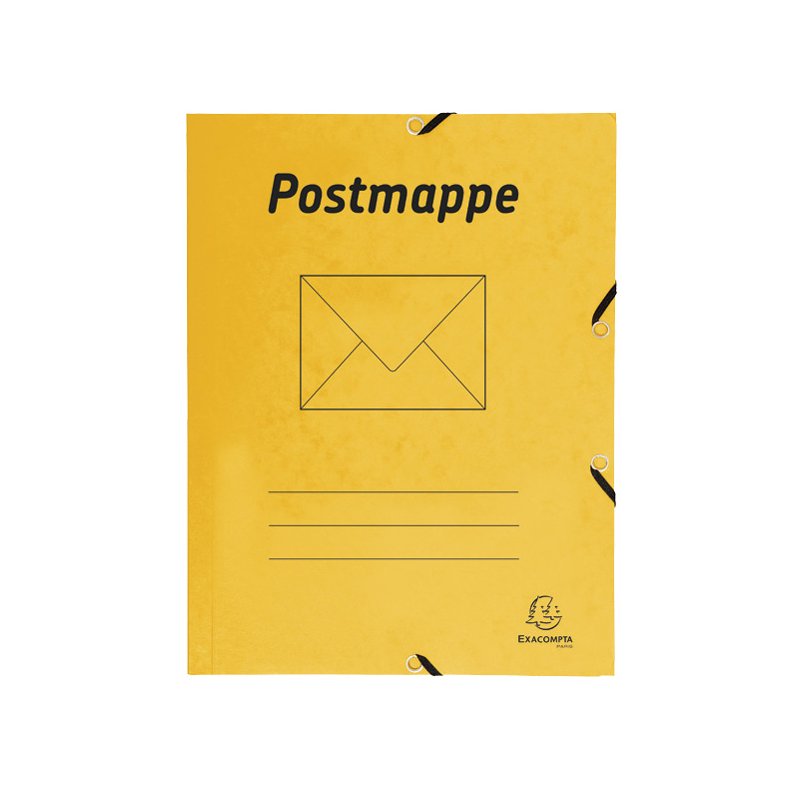 EXACOMPTA postal folder DIN A4, yellow, 240×320 mm
