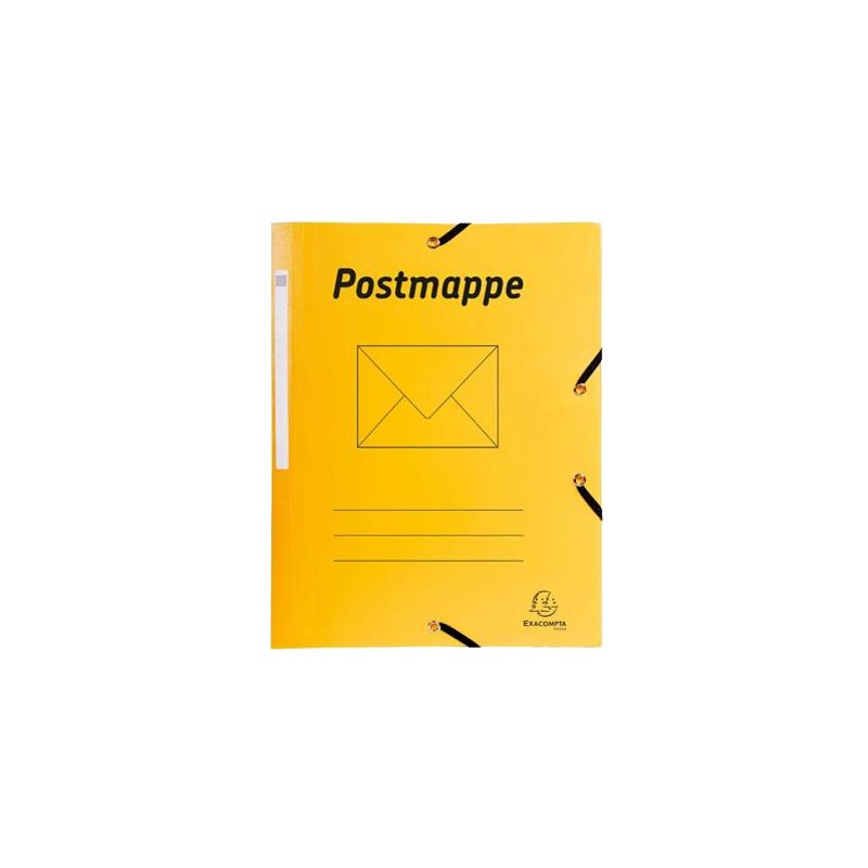 EXACOMPTA document wallet DIN A4, yellow, polypropylene