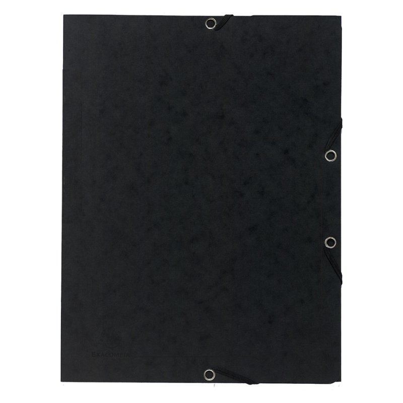 EXACOMPTA elastic folder A4, cardboard 355 g/m², turquoise, 3 flaps