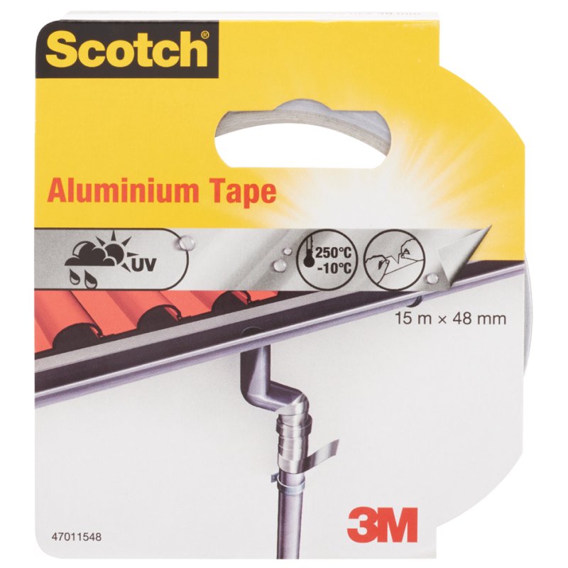 Scotch aluminium repair tape, 48 mm x 15 m, silver