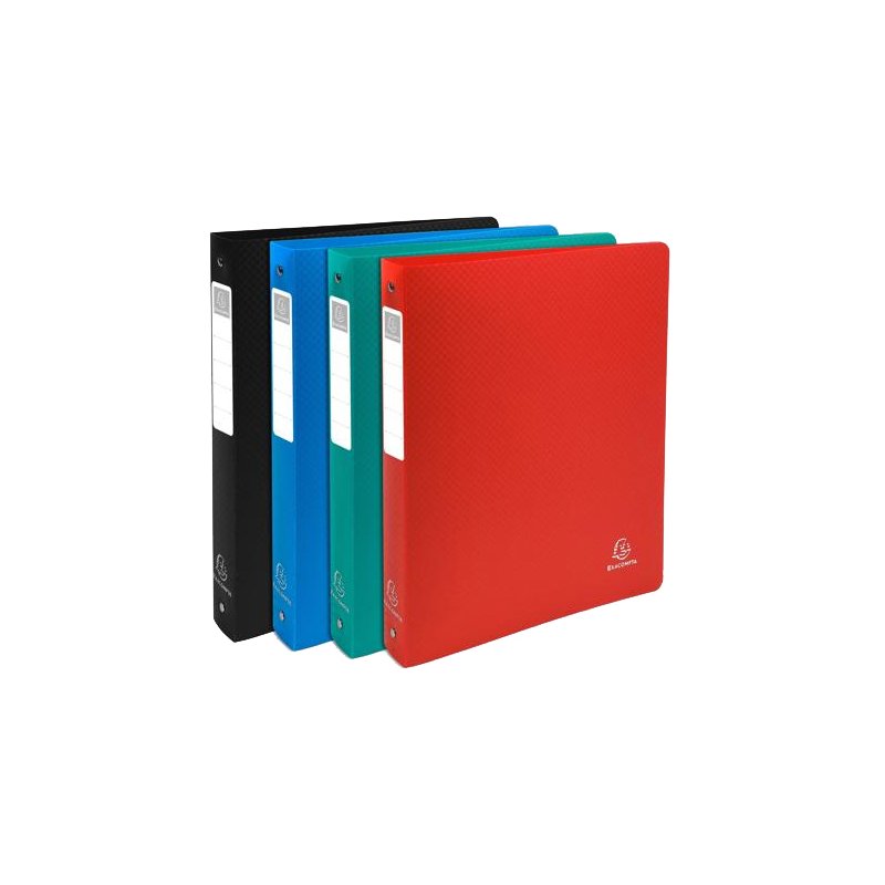 EXACOMPTA ring binder A4+, red, 40 mm, 2-ring mechanism