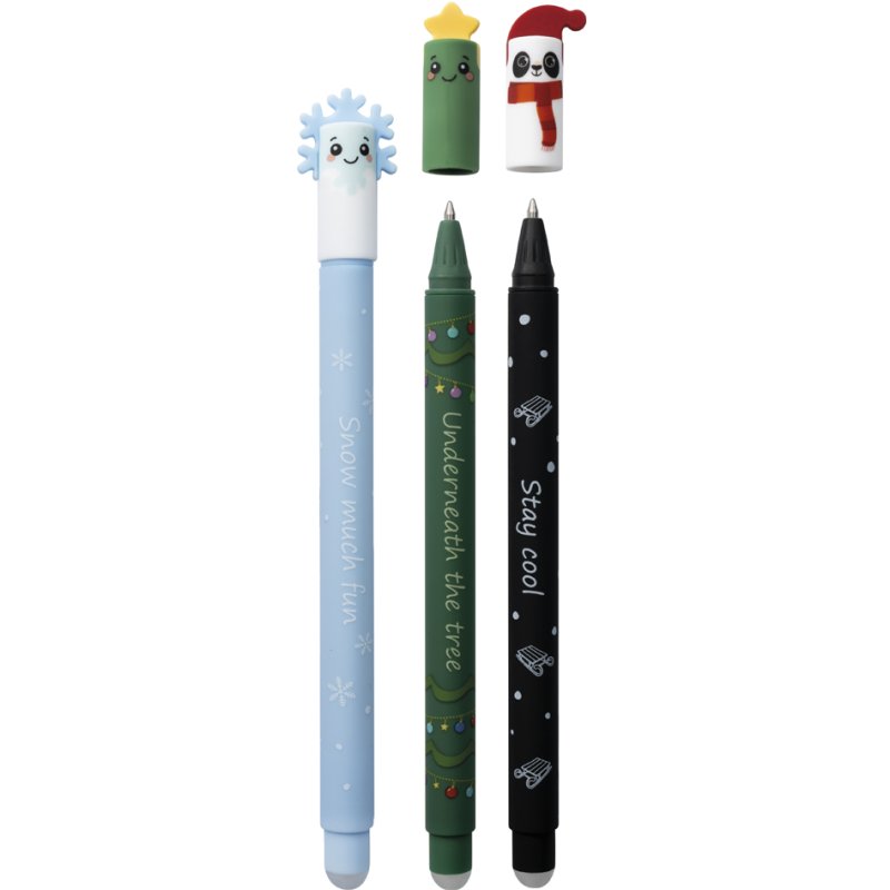 EBERHARD FABER gel pen Animal Erase It Winter, blue, 36 pieces