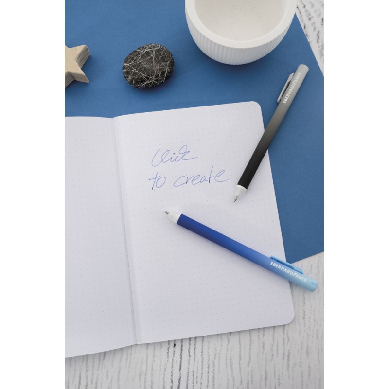 EBERHARD FABER Stylo gel Click It! GenTrend, rechargeable, 0,7 mm, 36 pièces