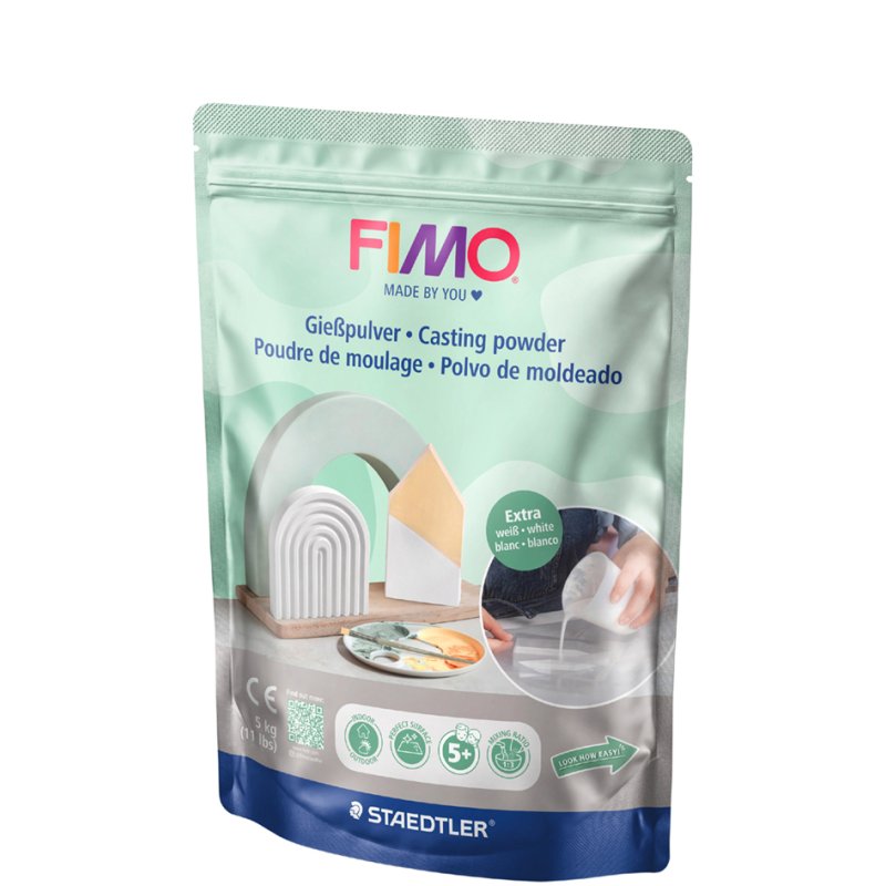 FIMO casting powder, white, 1 kg