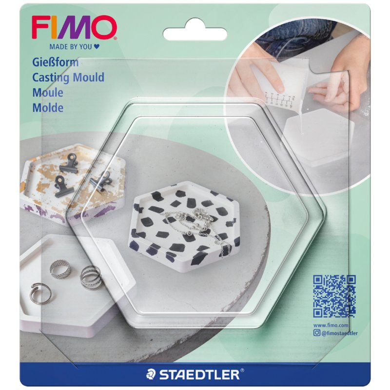 FIMO mould tray, square, 120×120×15 mm