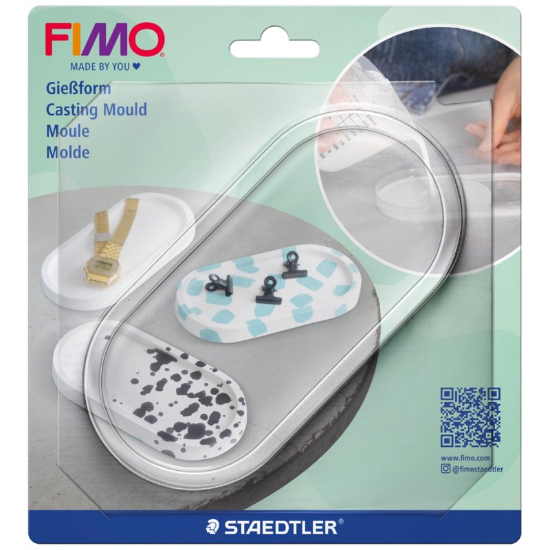 FIMO mould tray, square, 120×120×15 mm